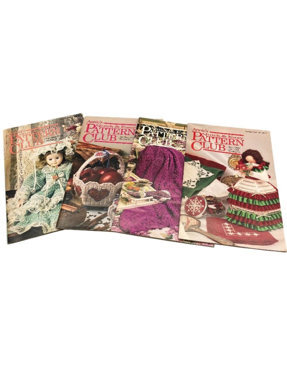 Vintage Annie's Pattern Club Magazine Lot, Quick and Easy Crafting Fun, 1990s